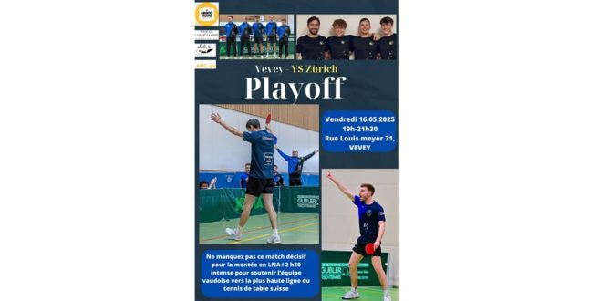 Play-off LNB-LNA : Vevey- YS Zürich mise en avant