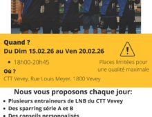 Camp d’hiver du CTT Vevey - 2026