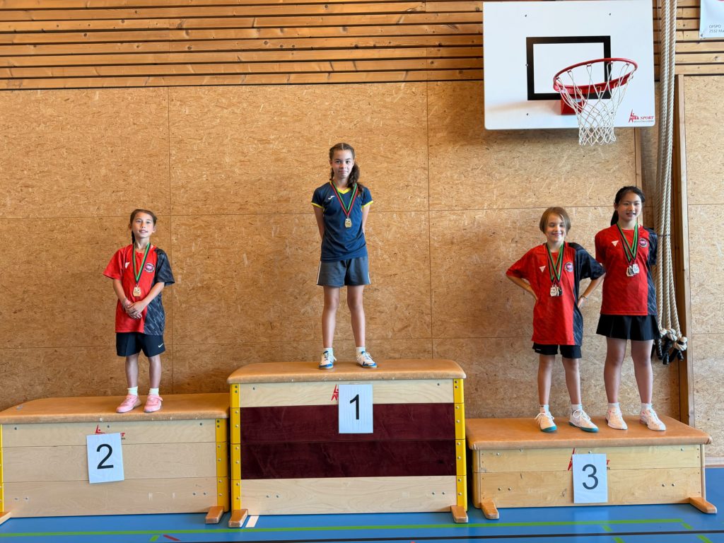 Podium des plus jeunes - Filles U11-U13